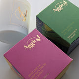 Luxury soy candle duo set featuring a hand-poured scented candle and matching refill by Aggie & I Soy Candles