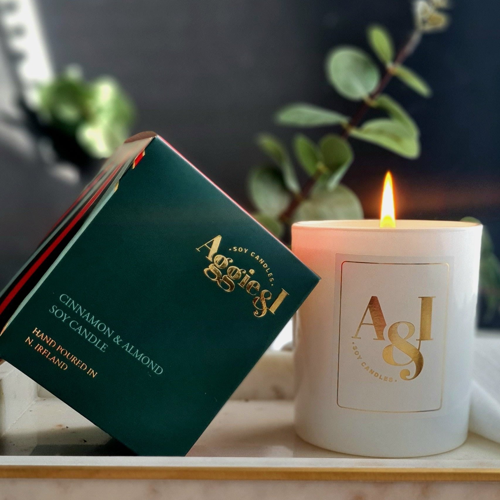 Cinnamon and Almond Soy Candle 