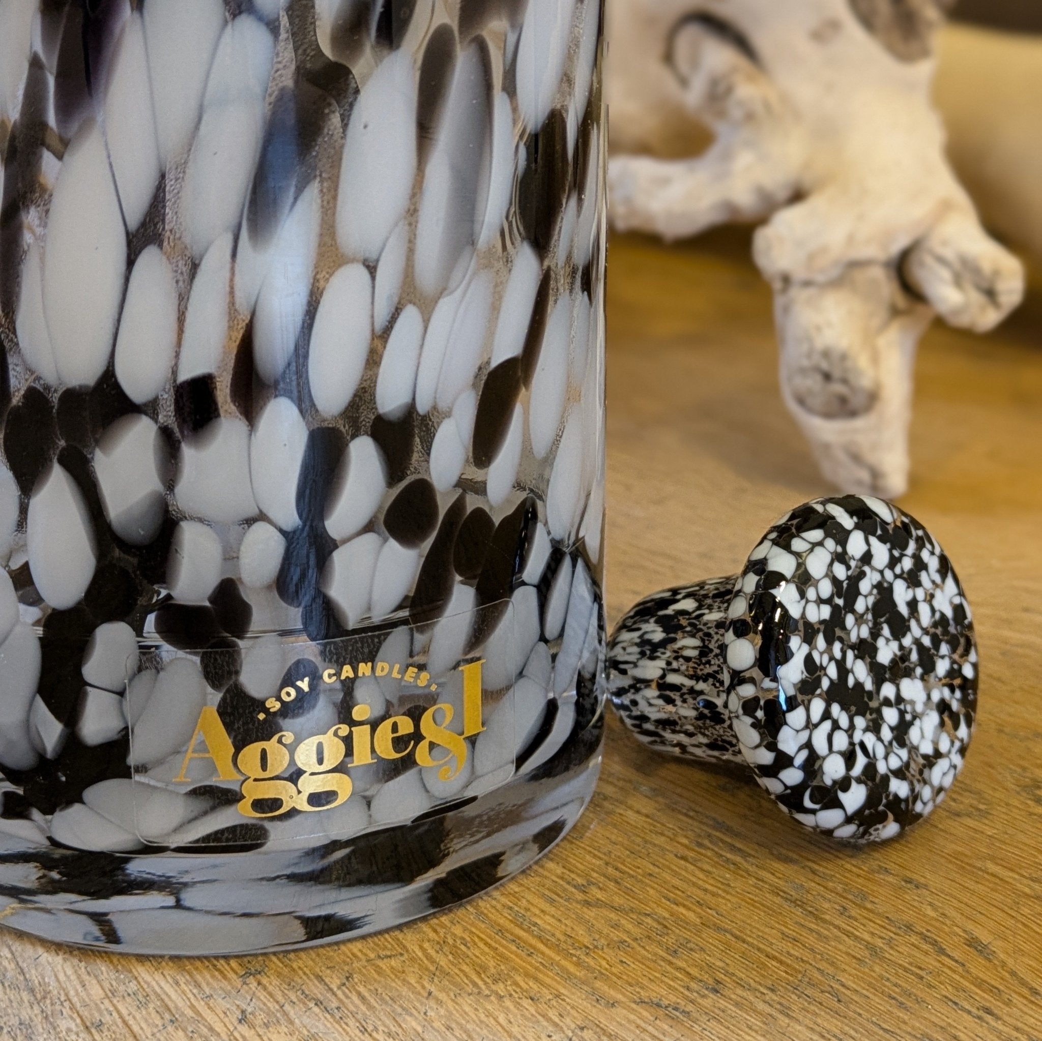 Extra Large Dalmatian Apothecary - Style Reed Diffuser Bottle – 1000ml - By Aggie & I Soy Candles