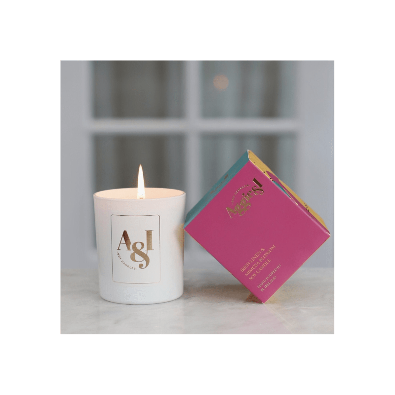 Irish Linen & Mimosa Blossom Soy Candle