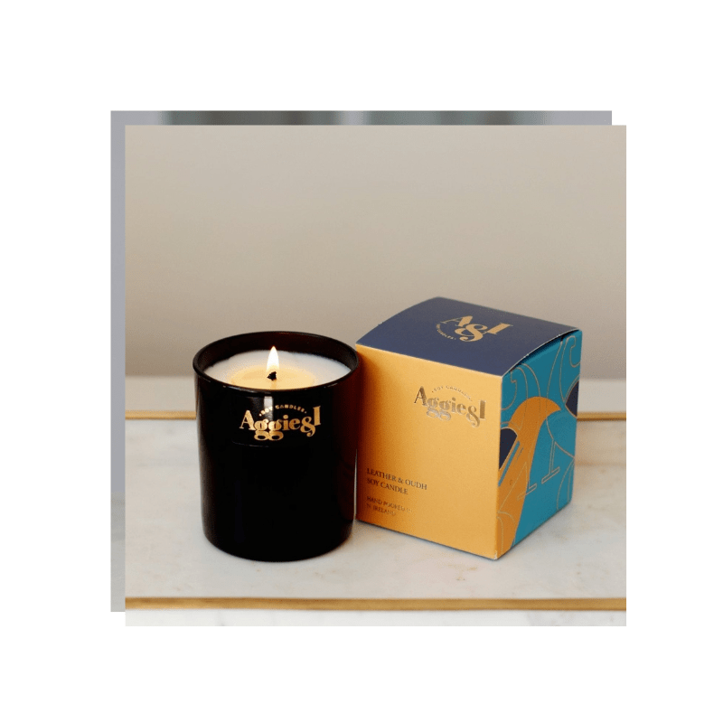 Leather & Oudh Soy Candle