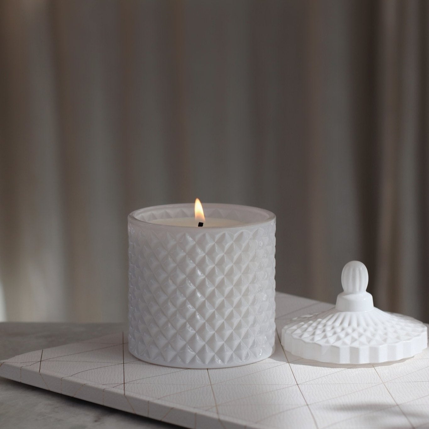 Luxe Geo Candle Jar