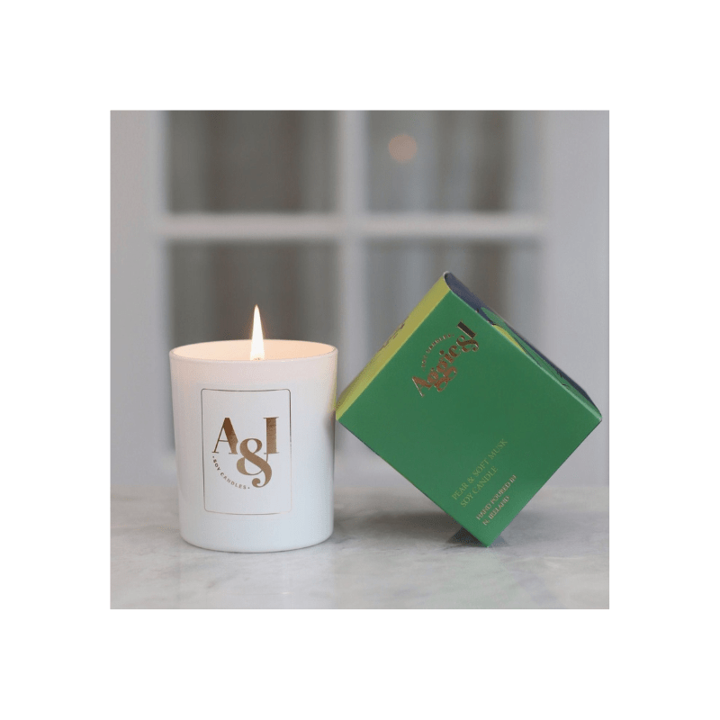 Pear & Soft Musk Soy Candle